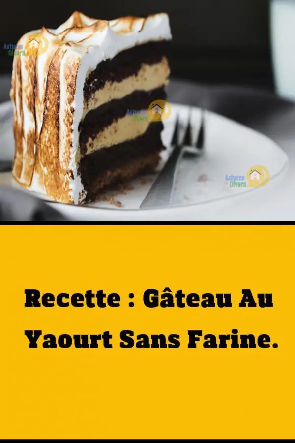 Gateau Au Yaourt Sans Farine 1 Recette Facile Et Rapide